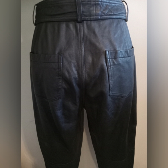 Brand Jonah High Rise Leather Pants Size 27 - Picture 5 of 11